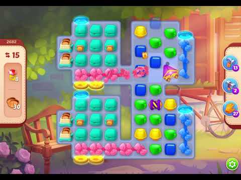 HomeScapes Level 2682 no boosters (17 moves)