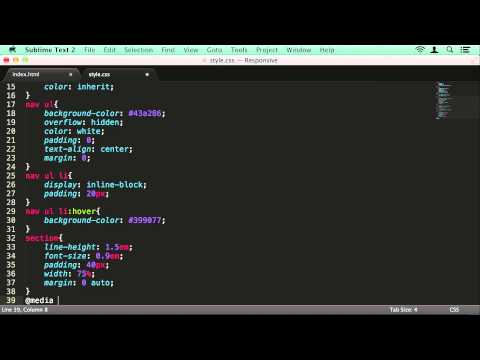 Responsive Web Design Navigation