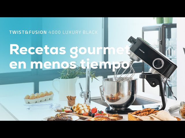Batedeira Cecotec Twist&Fusion 4000 Luxury Black 800 W 5,2 L 8 velocidades video