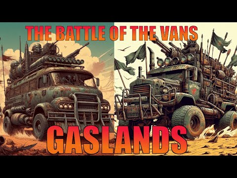 The Battle of the Vans! They never got to play. #gaslands