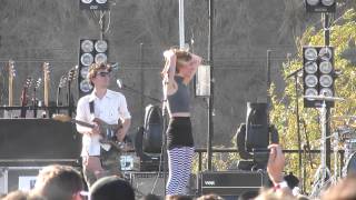 Chairlift - I Belong In Your Arms (Live @ FYF Fest in Los Angeles, Ca 9.1.2012)