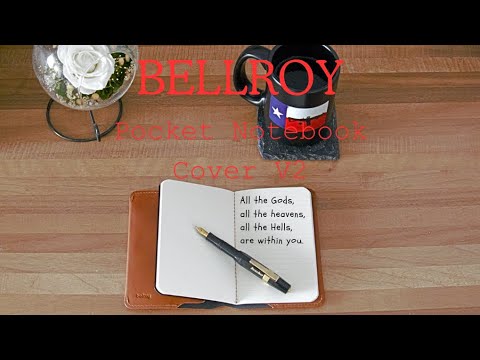 Unboxing Bellroy Pocket Notebook Cover Version 2