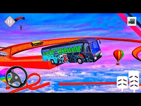 Impossible Sky Bus Driving Simulator Tracks 2022 | Offroad Bus Stunt Android Gameplay 💞💞💞💞💖🔥💥🤙