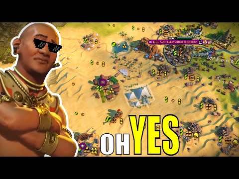 Civ 6 | Ursa Bows To Pressure, Builds GIGA Petra City!!! – (#2 Deity Khmer Civilization VI)