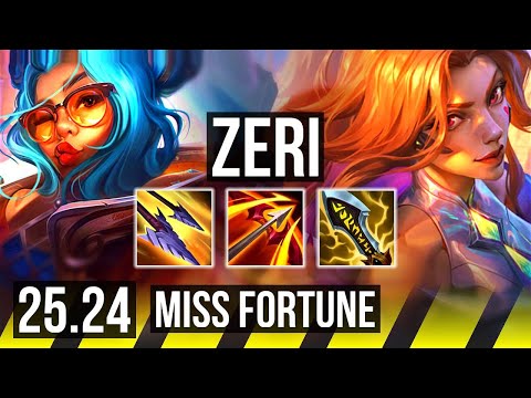 ZERI & Leona vs MISS FORTUNE & Blitzcrank (ADC) | 14/1/11 | KR Diamond | 25.24