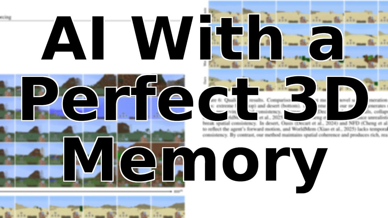 This AI Remembers Its Minecraft World With a 3D Brain