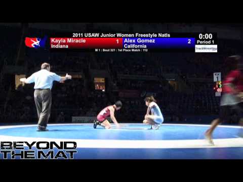 Junior Women Final 112 - Alex Gomez (CA) Vs. Kayla Miracle (IN)