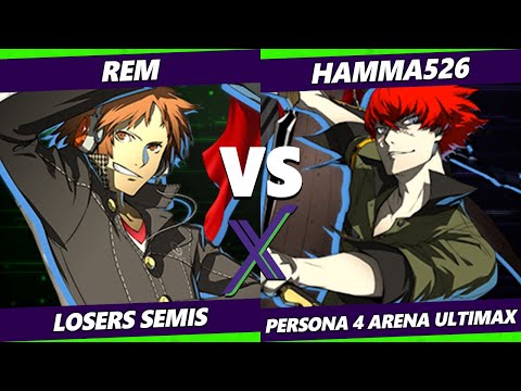 F@X 450 Losers Semis - Rem (Shadow Yosuke) Vs. hamma526 (Minazuki) Persona 4 Arena Ultimax