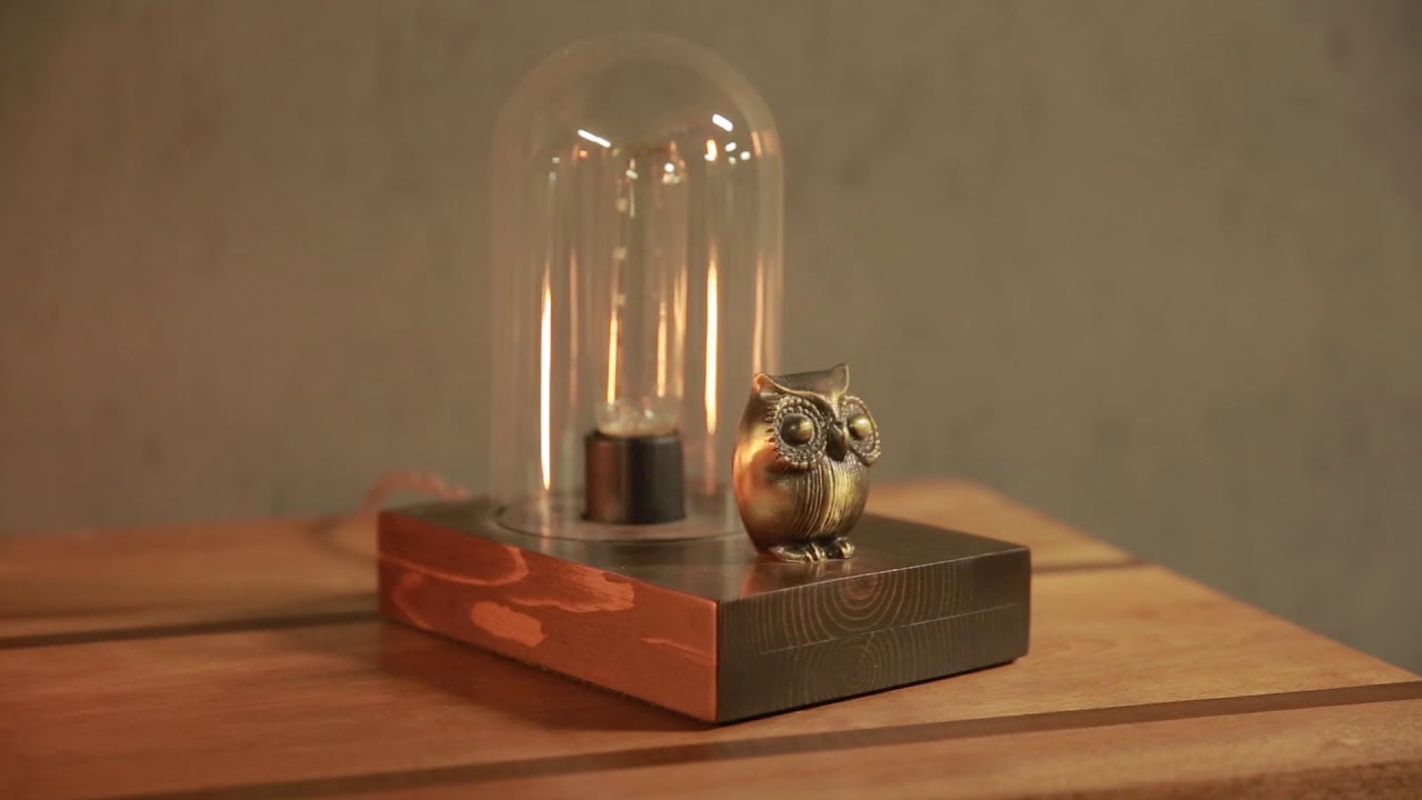 Mr. Owl // Touch Sensor Lamp video thumbnail