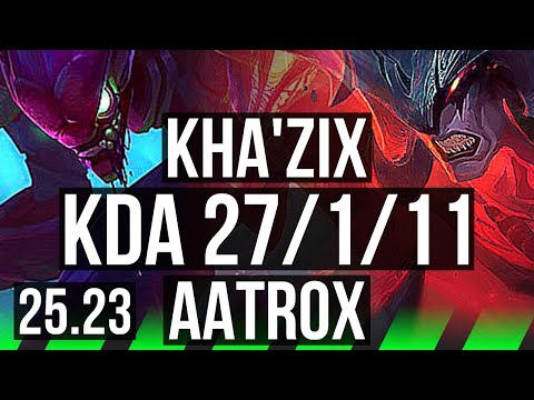 KHA'ZIX vs AATROX (JGL) | 27/1/11 | KR Challenger | 25.23