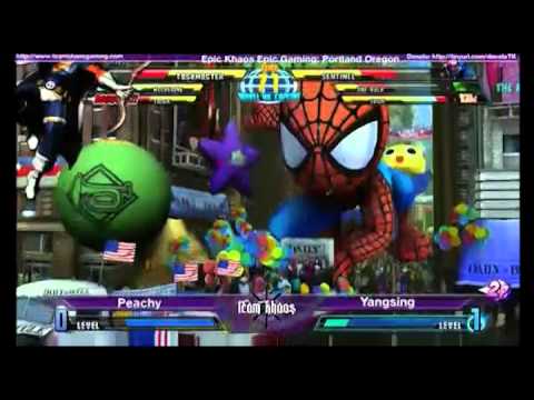 EPIC KHAOS MARCH MvC3 Singles Top 8 - Peachy vs Yangsing Losers QF