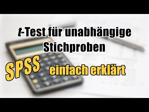 t-Test in SPSS für unabhängige Stichproben (einfach erklärt)