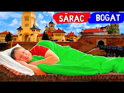 💲 Supraviețuim cu 100 de LEI în ALBA IULIA 🏙️ SĂRAC vs BOGAT ⏰ 24 de ORE Partea 1
