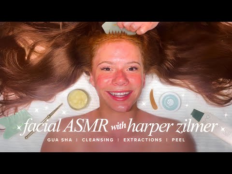 Harper Zilmer's  first ASMR Sleep Facial