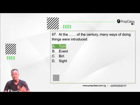 Q66 to Q70 JAMB ENGLISH 2014 PAST QUESTIONS SOLVED