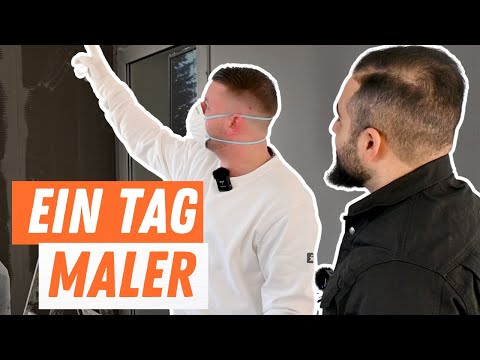 1 Tag als MALER & LACKIERER -  So ist es WIRKLICH im HANDWERK zu arbeiten!
