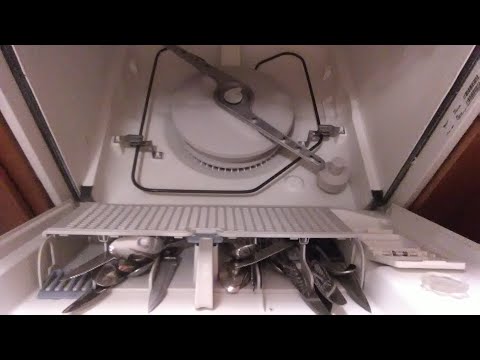 Removing melted plastic from dishwasher element