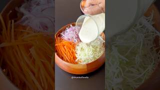 Healthy coleslaw salad #coleslawsalad  #salads #mayonnaise #shorts #youtubeshorts #healthyrecipes