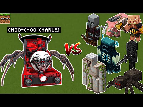 Minecraft Showdown: Choo-Choo Charles vs Deadly Mobs