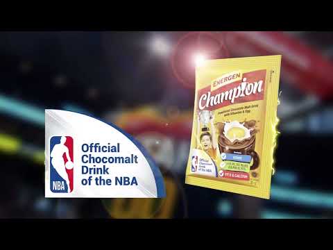 TVC Energen Champion Philippines - Official Chocomalt Drink of NBA 15s- Jordan Clarkson - May 2022