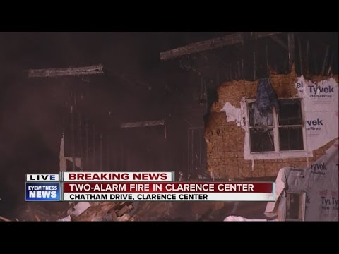 Two alarm fire destroys Clarence home