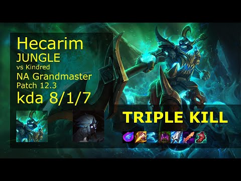 Rank 3 NA Hecarim: Jungle vs Kindred
