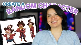 DRAWING A RANDOM CHARACTER SERIES | PIRATE CAPTAIN