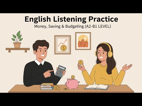 English Listening Practice: Money, Saving & Budgeting 💰 (A2-B1 Level)