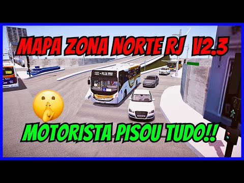 ????Gameplay Mapa Zona Norte RJ V2.3 Linha 132 Caxias Proton Bus Simulator | PBSU | Simulador