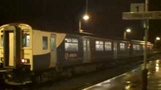 preview picture of video 'Half an Hour at (10) - Deganwy Station 10.2.2014 - Class 150 175 nr Llandudno'