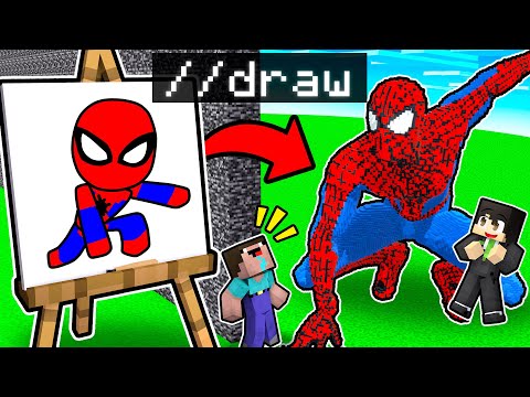 L-am Trollat cu *HACK* de DESENAT la Construit pe Minecraft!