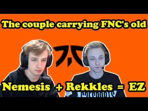 Nemesis and Rekkles in soloq | The couple carrying FNC's old team reunited |Nemesis stream higlights