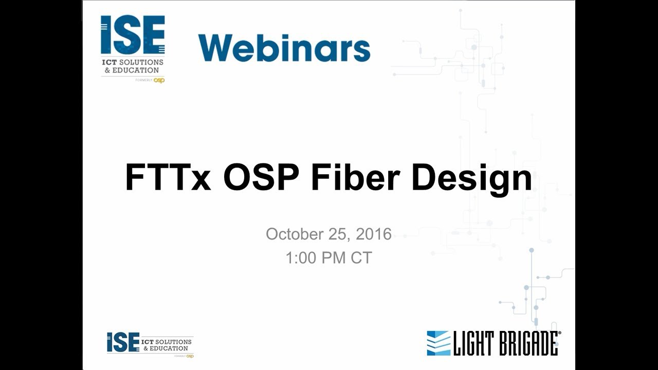 FTTx OSP Design Considerations