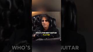 Alice Cooper answer to who&#39;s the best guitar player of all time. #guitar #rockinterview #alicecooper