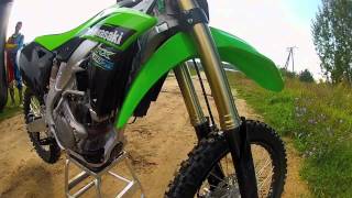 preview picture of video 'Dni testowe Kawasaki KX 250F 2013 w Wasilkowie'