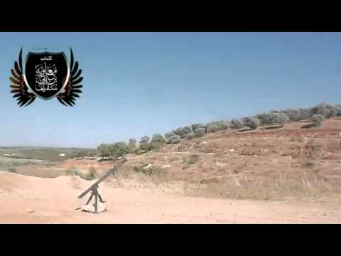 استهداف  قوات النظام بصورايخ غراد في مطار حماة العسكري