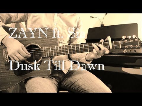 ZAYN - Dusk Till Dawn ft. Sia - Fingerstyle Guitar Cover (Free Tabs)