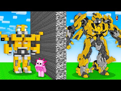 I Cheated With TRANSFORMERS in Minecraft Build Battle!