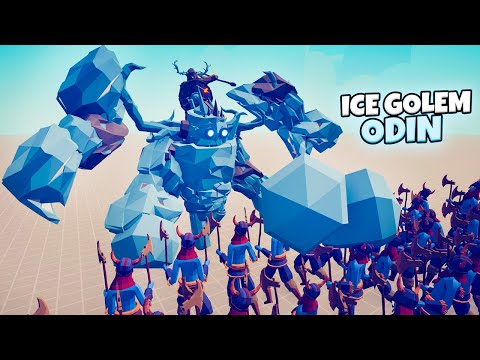 ICE GOLEM ODIN vs EVERY FACTION | TABS Totally Accurate Battle Simulator Gameplay