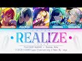 [GAME SIZE] Realize (リアライズ) ― Vivid BAD SQUAD × Hatsine Miku | COLOR CODED Lyrics [kan/rom/eng]