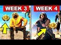 FORTNITE WEEK 3 AND WEEK 4 LOADING SCREEN WITH SECRET BATTLE STAR AND SECRET BANNER LOCATIONS