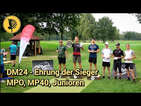 DM24 - Ehrung der Sieger MPO, MP40, Junioren