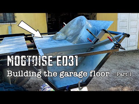 Unimog Camper E031 - Building the garage floor - Part 1