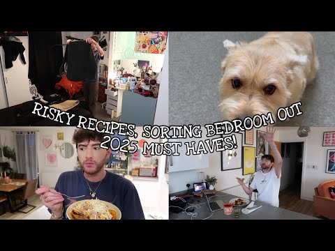 Risky Recipes, Sorting Bedroom Out & 2025 MUST HAVES - Vloguary Day 5