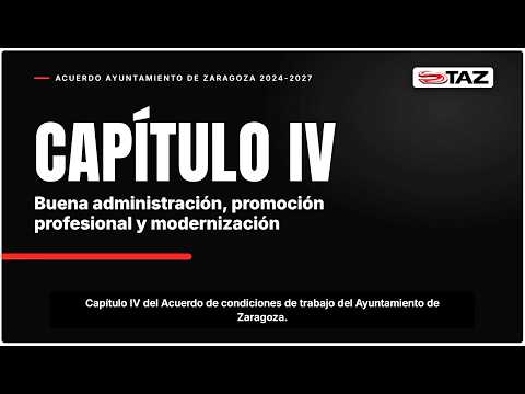 Vídeo: Capítulo IV · Promoción, carrera y formación