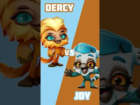 DERCY vs JOY | Zooba Battle Royale #zooba #shorts #zoobafreeforall