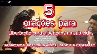 5 orações que o diabo não resiste e o Sr Jesus trás bençãos cura e libertação.