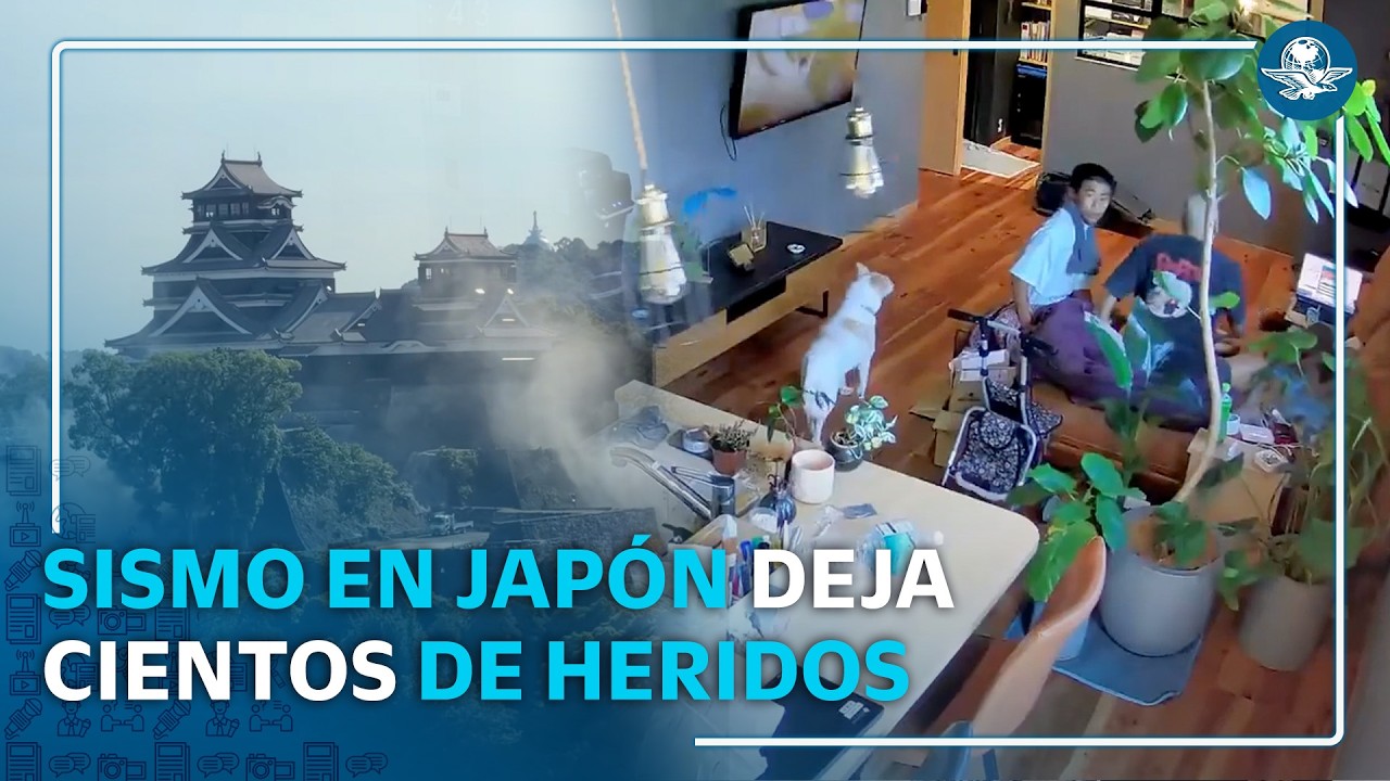 Las imágenes que dejó en terremoto de 6.8 en Japón que activó la alerta de tsunami