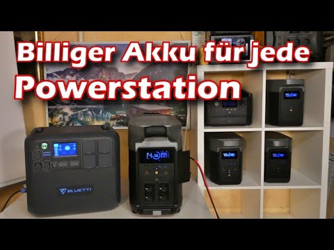 Affordable additional battery for ANY power station, expanding capacity made easy! #Ampertime