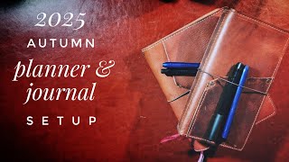 Everyday Carry Traveler's Notebook, Planner, and A5 Journal Setup For Fall